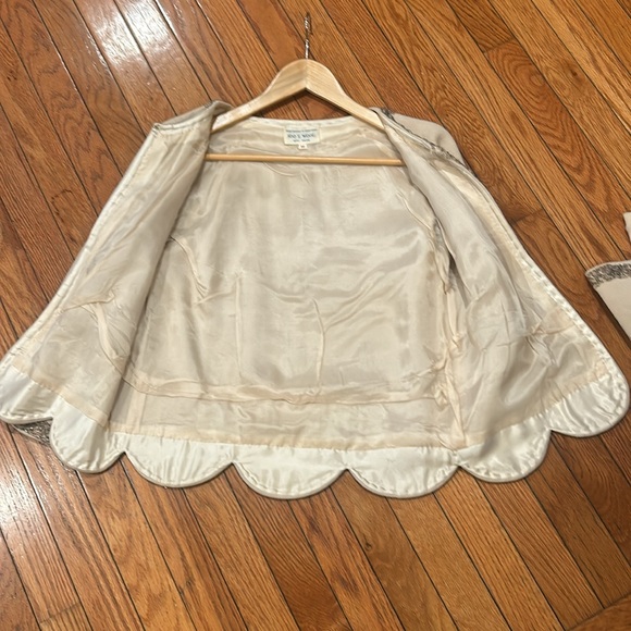 Hand Beaded Vintage Winter Wool Suit 10 Mother of the Bride! She’s a Beauty! - Picture 11 of 16